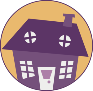 Little Purple House Clip Art